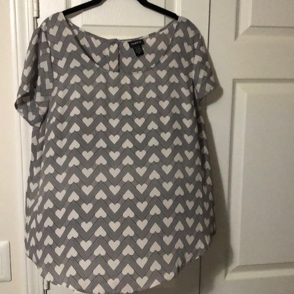 Torrid Chiffon Blouse